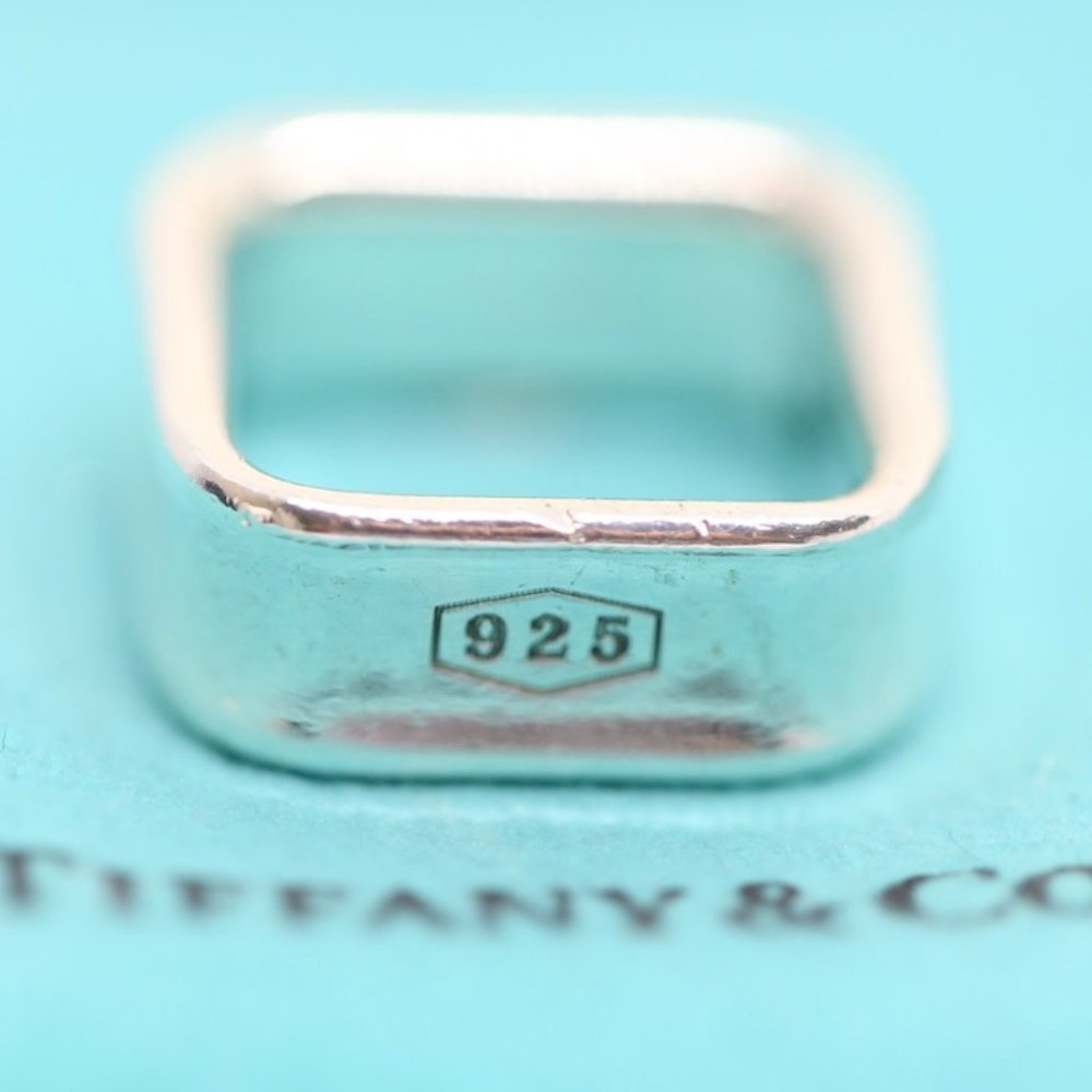 Tiffany & Co. 1837 Square Ring Size 5 - Picture 5 of 8